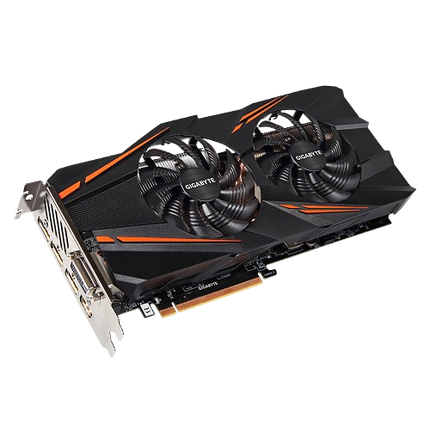 Відеокарта GeForce GTX 1070 8GB Gigabyte WindForce rev. 1.0 (GV-N1070WF2-8GD) Б/В, фото 2