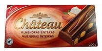 Шоколад Молочний Chateau Milk Almond Almendras Enteras з Мигдалем 200 г Німеччина