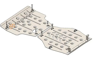 Захист двигуна Subaru Forester 5 SK (2018--) Кольчуга