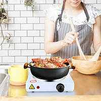 Електроплита дискова на 1 конфорку 1000 Вт BOKO H-002F Біла