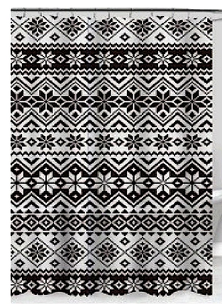 Шторка для ванної силіконова 180x180 см Ethnic Cortina 81077, фото 1