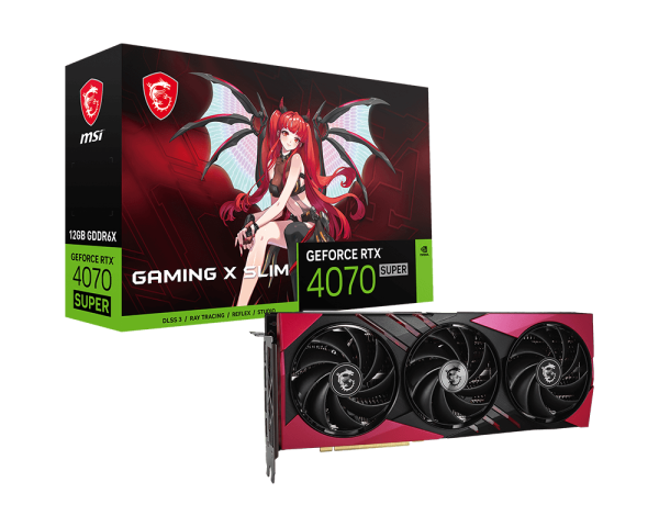 Відеокарта GeForce RTX 4070 Super 12GB MSI Gaming X Slim MLG (RTX 4070 SUPER 12G GAMING X SLIM MLG)