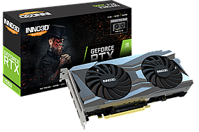 Відеокарта GeForce RTX 2060 12GB Inno3D Twin X2 OC (N20602-12D6X-1713VA32R) Б/В