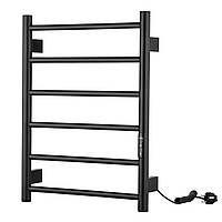 Рушникосушка Ardesto електрична Classik-TR K, 570х430х80мм, таймер-регулятор, чорний матовий (6.1.0600.06.BM)