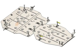 Захист двигуна Subaru Forester 5 SK (2018--) Кольчуга