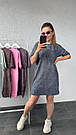 Сукня СПОРТИВНА ЛІТНЯ ТРИКОТАЖ р.42-52 ГРАФІТ HARISMA 505, фото 4