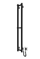 Рушникосушка Hygge Family електрична Slim, 1170х140х80мм, таймер-регулятор, чорний матовий (3.164.045618.BM)