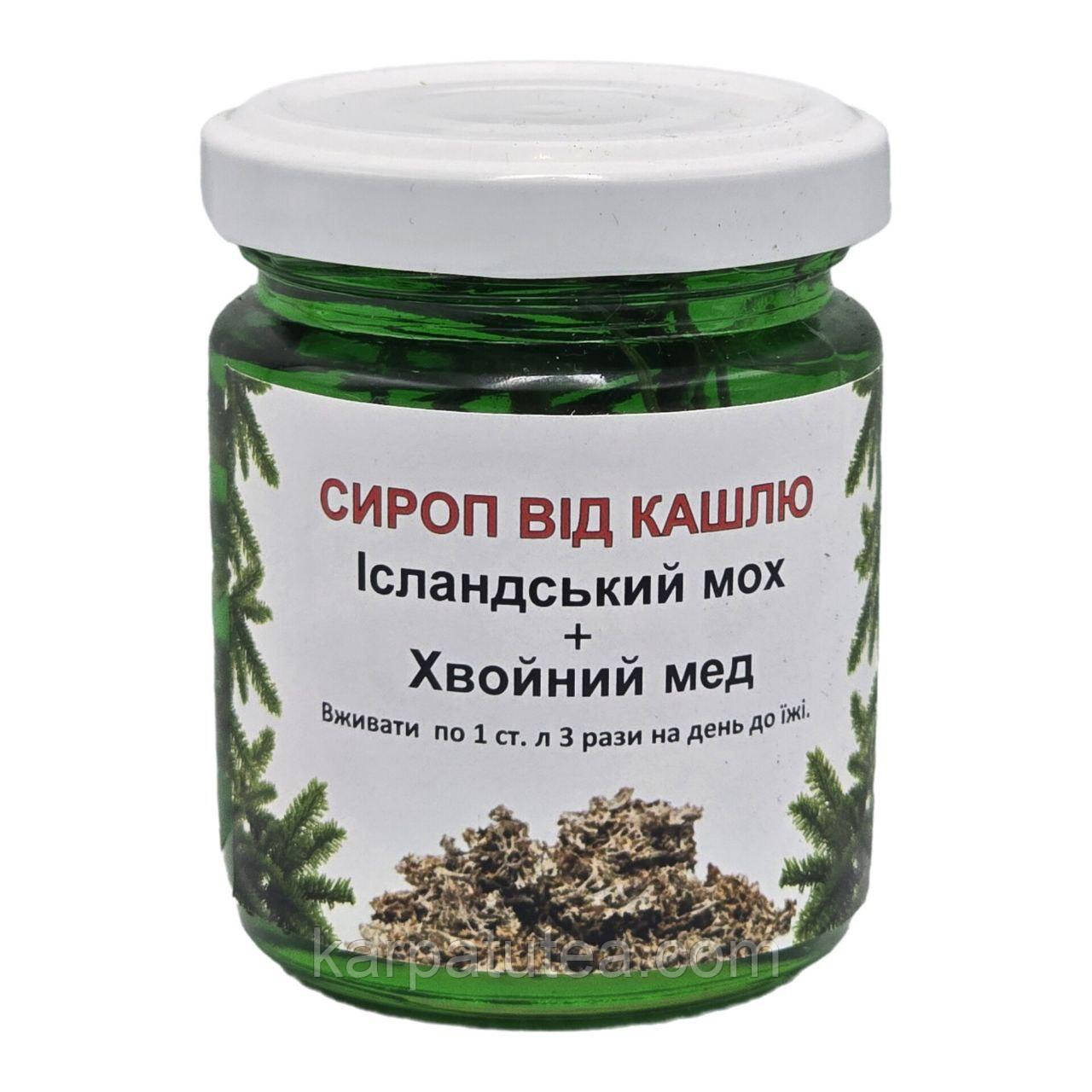 Сироп з ісландським мохом і хвойною гілочкою, 100 мл