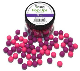 Плаваючі бойли Puhach Baits Pop Ups 8 мм Multicolor / Слива