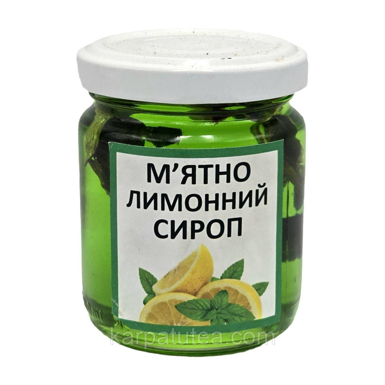 М’ятно-лимонний сироп, 100 мл