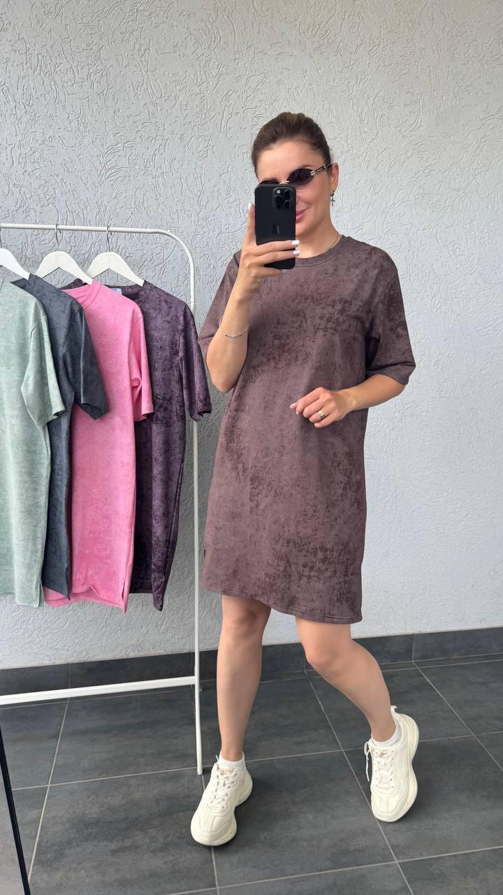 Сукня СПОРТИВНА ЛІТНЯ ТРИКОТАЖ р.42-52 ШОКОЛАД HARISMA 505, фото 1
