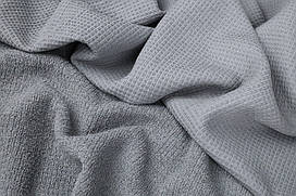 2-стороння махра / вафелька 430 г/м2 Сіра