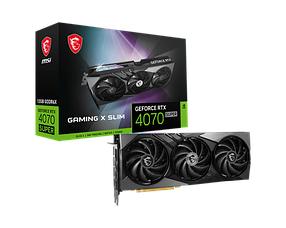 Відеокарта GeForce RTX 4070 Super 12GB MSI Gaming X Slim (RTX 4070 SUPER 12G GAMING X SLIM)