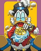 Картина за номерами 40х50 см. Грошовий Скрудж AC16140