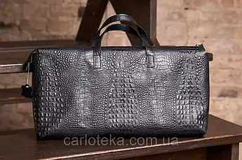 Сумка для нард або шахів із натуральної шкіри “Пітон”, 50×25 см