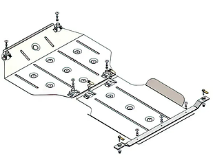 Захист двигуна Subaru Forester 3 SH  (2008-2012) Кольчуга