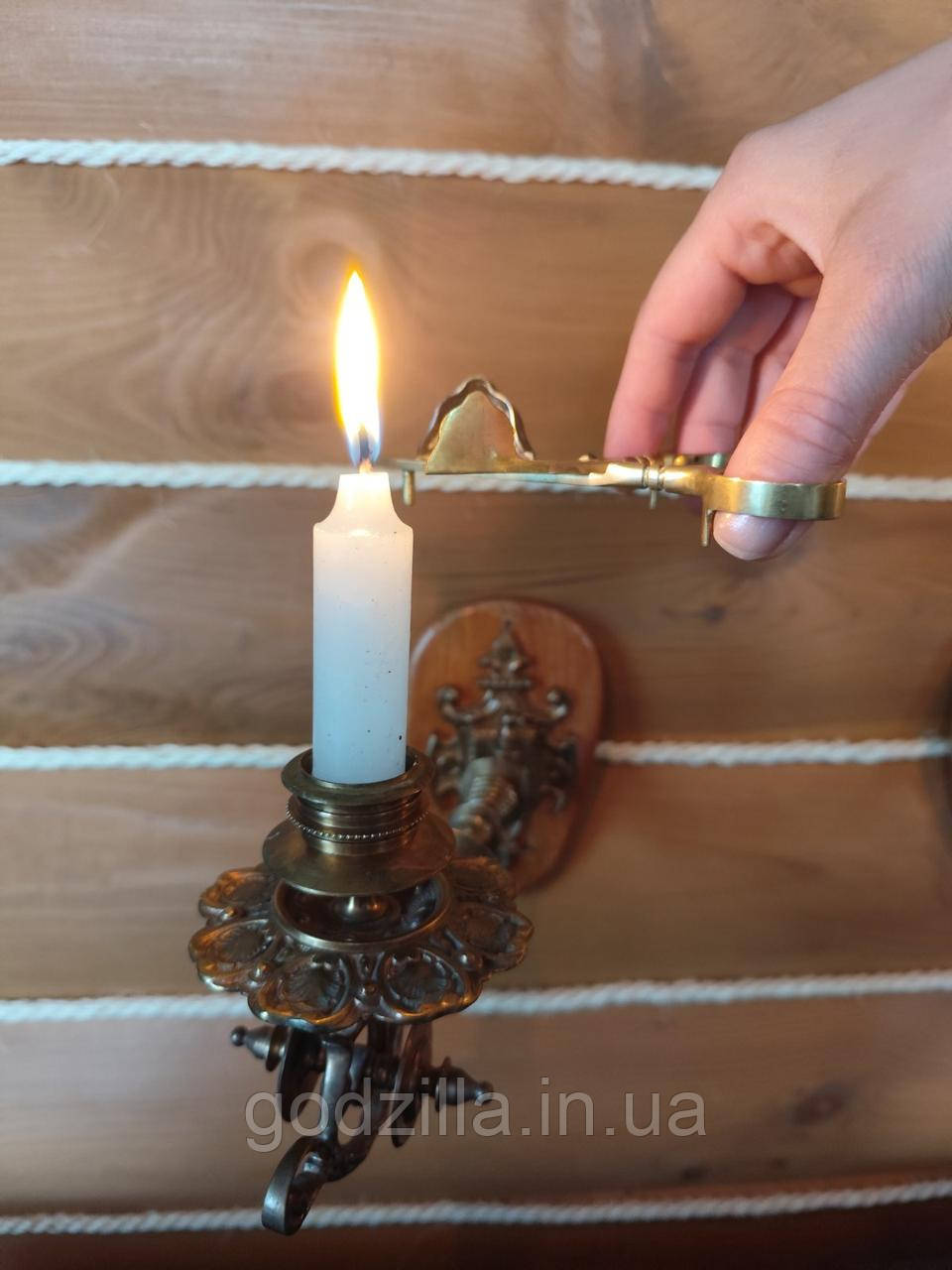 Антикварні ножиці-гаситель для свічок SWEDEN 🕯️ Латунь, епоха затишку та вогню 🔥