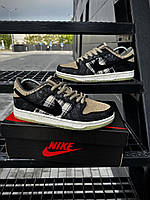 Кросівки Nike SB Dunk Low Тревіс Скотт Кactus Jack нові спортивні кросівки для чоловіків