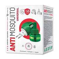 Електрофумігатор+рідина від комарів Anti Mosquito "Universal 45 ночей" (30мл.)