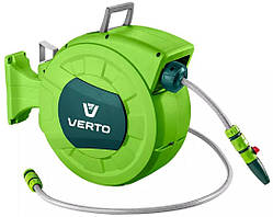 Котушка зі шлангом Verto автоматична 20м+2м шланга 1/2" (15G891)