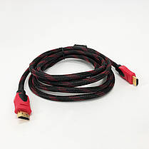 Кабель Hdmi/Hdmi посилений в обмотуванні 3 м, фото 2