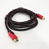 Кабель Hdmi/Hdmi посилений в обмотуванні 3 м, фото 3