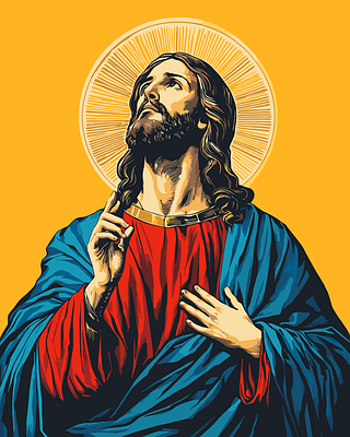 Картина за номерами 40х50 см. Спаситель AC16141