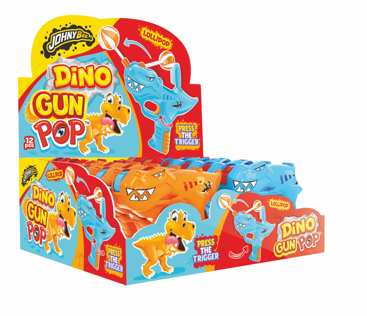 Цукерки Dino Gun POP 10г/12 шт TM Johny Bee, фото 1