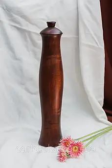 Авторська декоративна ваза-статуетка з рожевого клена