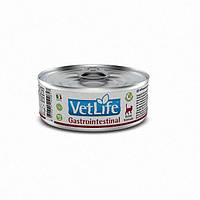 Вологий корм Farmina Vet Life Gastrointestinal для кішок, при захворюванні ШКТ, 85 г, оригінал