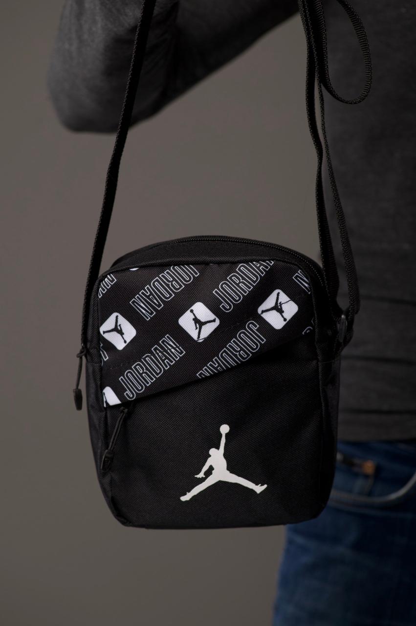 Компактна спортивна сумка на ремені - чорний колір Jordan, фото 1