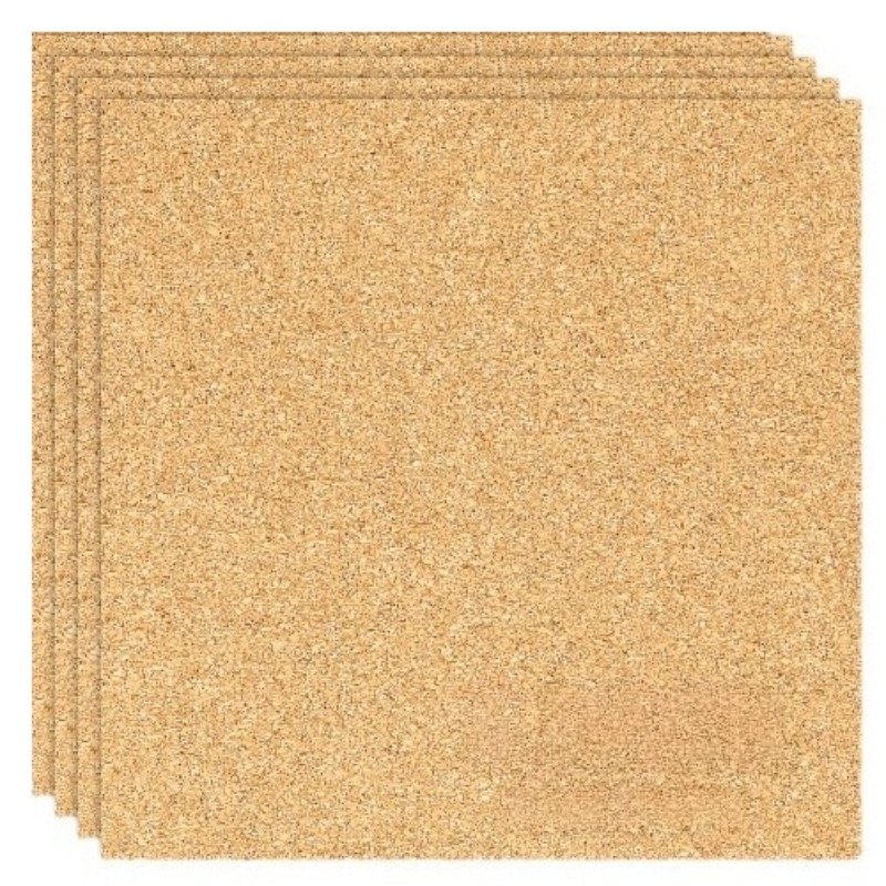 Корковий лист Bambu Cork Sheet, 300*300*2мм, 4 штуки (YL001), фото 1