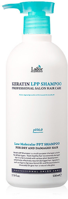 Протеїновий шампунь із кератином Lador Keratin LPP Shampoo, 530 мл (8809500811053)