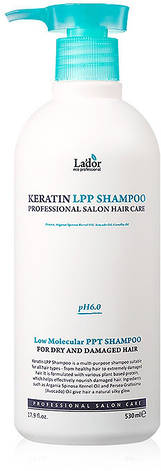 Протеїновий шампунь із кератином Lador Keratin LPP Shampoo, 530 мл (8809500811053), фото 1