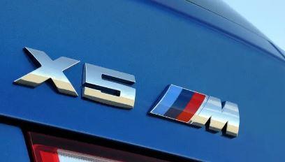 Шильдик емблема багажника X5M BMW БМВ Е53 Е70 F15 X5M Х5М колір хром