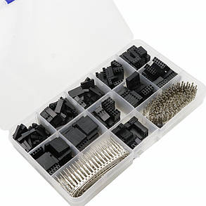 Набір Dupont роз'ємів (мама і тато), 18-26awg, 250В, 3A, 620 шт, фото 3