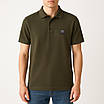 Чоловіча футболка поло Stone Island хакі — вільний крій, преміум трикотаж лакоста, Туреччина, фото 4