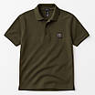 Чоловіча футболка поло Stone Island хакі — вільний крій, преміум трикотаж лакоста, Туреччина, фото 6