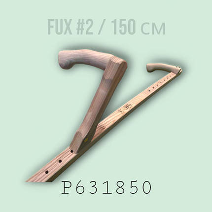 Держак до коси FUX №2 дерев'яний 150 см 1,5 кг (косовище Фукс P631850), Австрія, фото 3