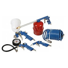 Автомобільний набір пневмоінструментів 5 шт. Werk KIT-5G Gravity для обслуговування автомобіля