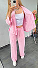 Костюм жіночий ВЕСНА-ЛІТО ЖАТКА 2-ка СОРОЧКА +ШТАНИ РОЖЕВИЙ 768, фото 2