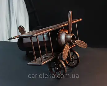 Мінібар "Літак" дерев'яний