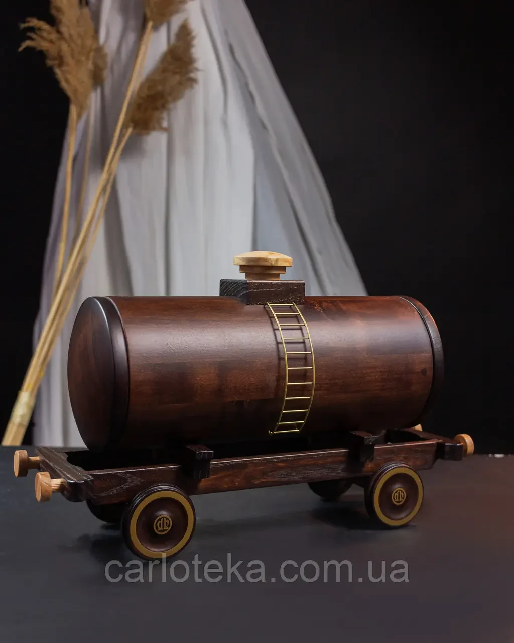 Мінібар дерев'яний "Цистерна" ручної роботи, фото 1
