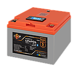 Акумулятор LP LiFePO4 12.8V - 32 Ah (410Wh) (BMS 40А/32A) пластик LCD Smart BT, фото 3