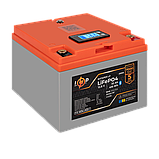 Акумулятор LP LiFePO4 12.8V - 32 Ah (410Wh) (BMS 40А/32A) пластик LCD Smart BT, фото 4