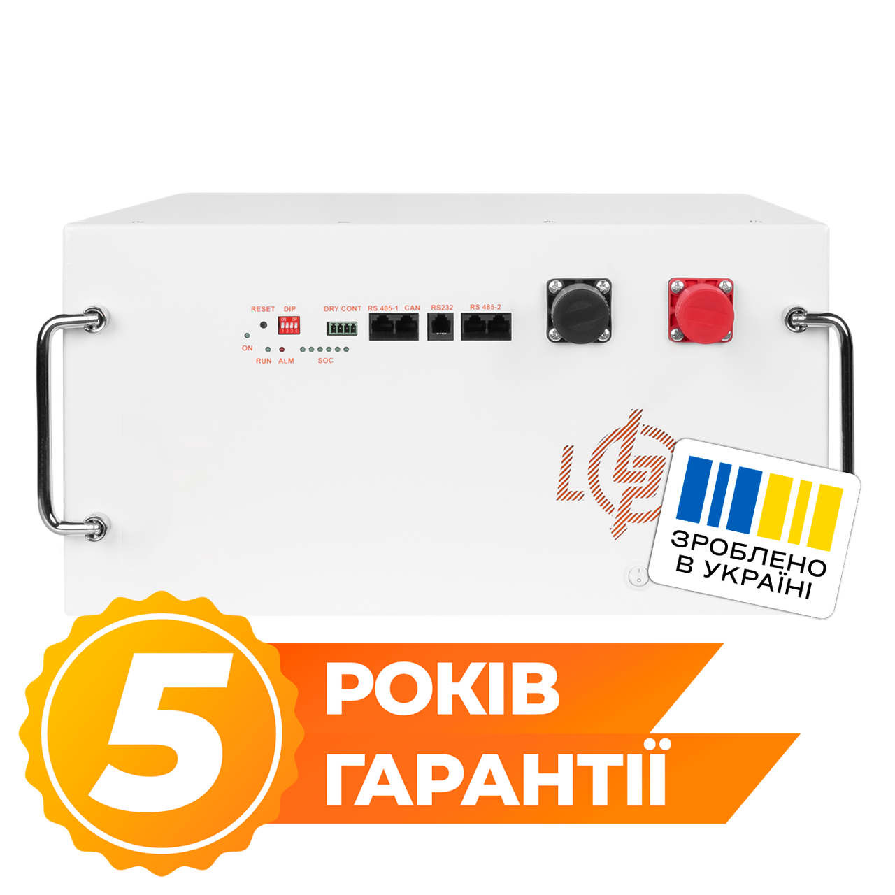 Акумулятор LP LiFePO4 51.2V - 280 Ah (14336Wh) (BMS JK 200A/100А) RM RS485/CAN WH