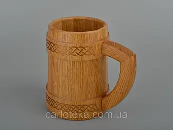 Дерев'яна кружка для пива точена