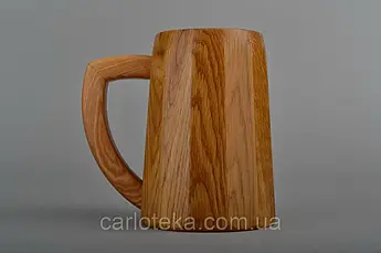 Кухоль для пива гранований дерев'яний