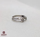 Срібна Каблучка зі вставкою цирконій, фото 2