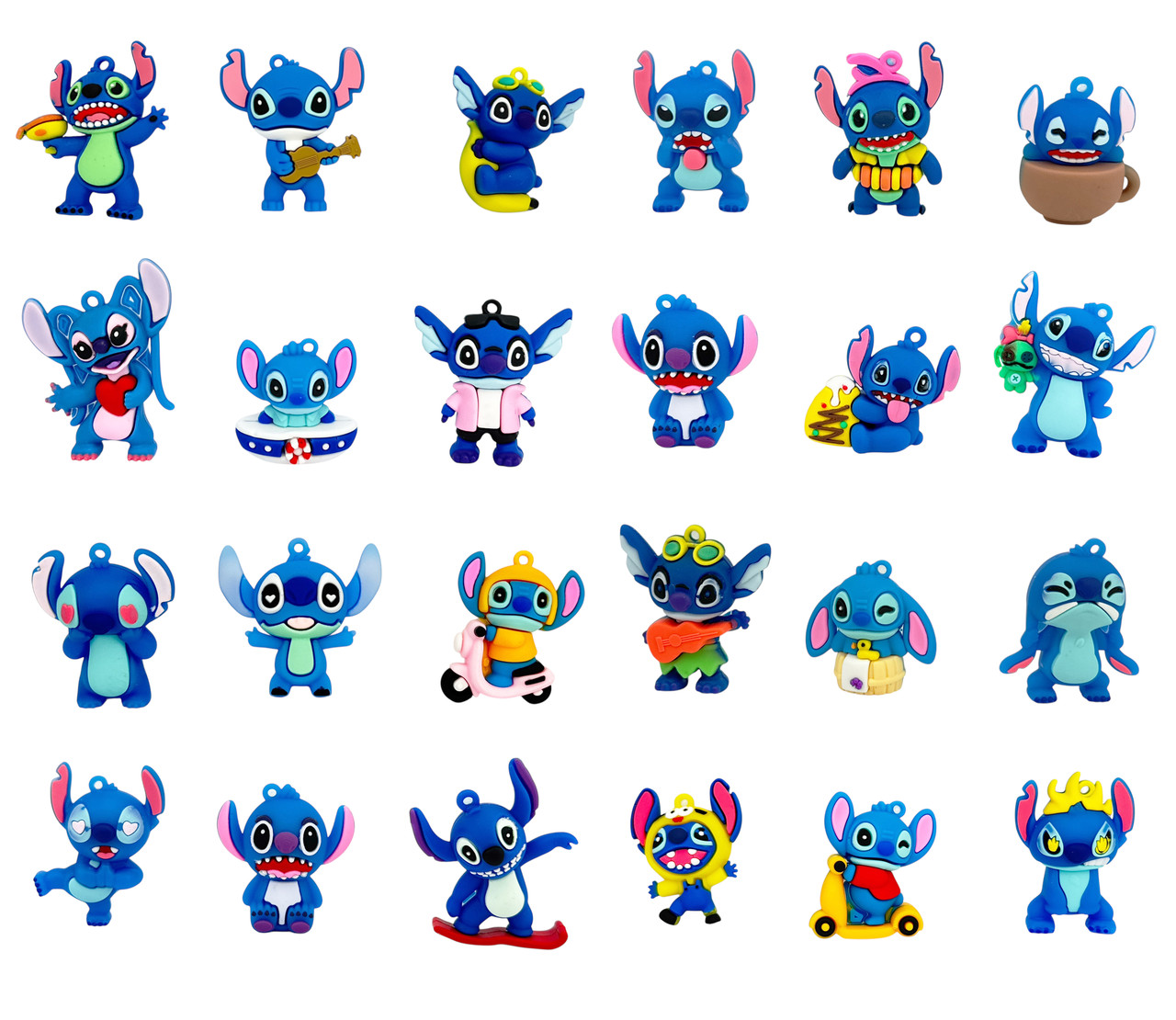 Ігровий Набір Stitch Колекційних фігурок Стіч — Адвент Календар (24 шт) 830-1